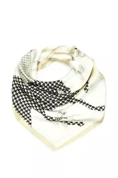 Платок с добавлением шелка с принтом Mellizos