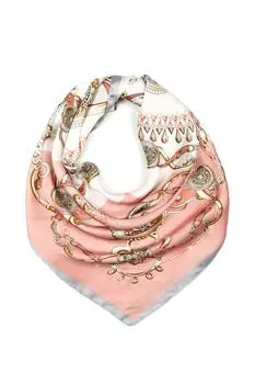 Платок с добавлением шелка с принтом Mellizos