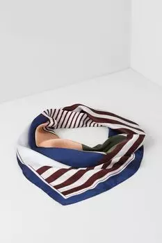 Платок с добавлением шелка с принтом Mellizos