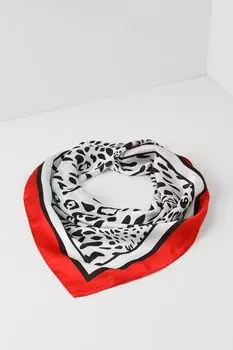 Платок с добавлением шелка с принтом Mellizos