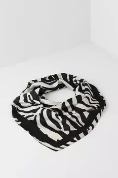 Платок с добавлением шелка с принтом Mellizos