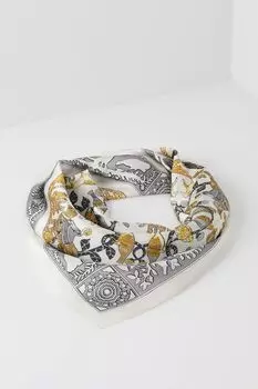 Платок с добавлением шелка с принтом Mellizos