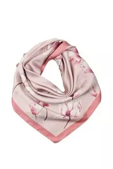 Платок с добавлением шелка с принтом Mellizos