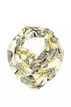 Платок с добавлением шелка с принтом Mellizos