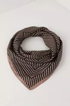 Платок с добавлением шерсти с принтом Auranna