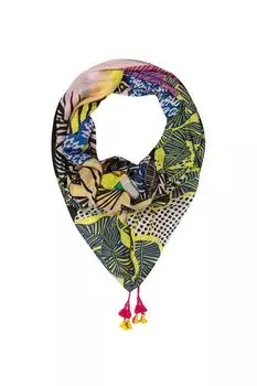 Платок с принтом и кисточками Mellizos