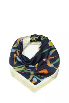 Платок с принтом из смесового шелка Mellizos