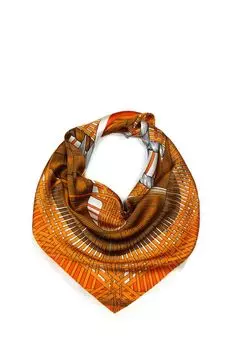 Платок с принтом из смесового шелка Mellizos