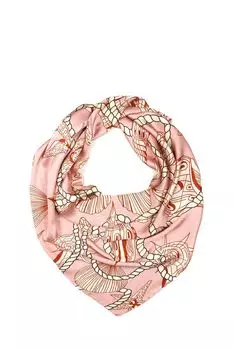 Платок с принтом из смесового шелка Mellizos