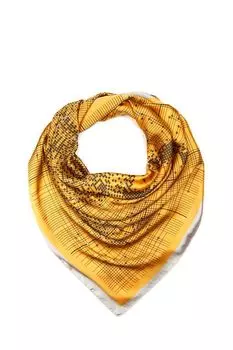 Платок с принтом из смесового шелка Mellizos