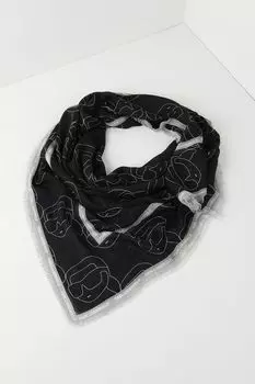 Платок с принтом Karl Lagerfeld