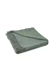 Плед хлопковый с кистями Cotton Slub Tiseco