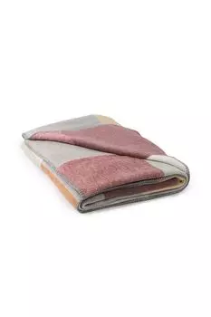 Плед из смесового хлопка с принтом Karo Biederlack