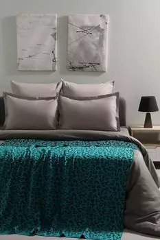 Плед из смесовой шерсти Лео NORYALLI