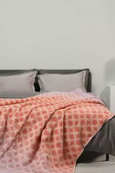 Плед с принтом и кистями Sola Biederlack