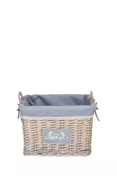 Плетеная корзина для хранения с ручками Natural House