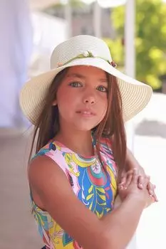 Плетеная шляпа с декором Malina by Андерсен