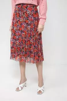 Плиссированная юбка с цветочным принтом Esprit Casual