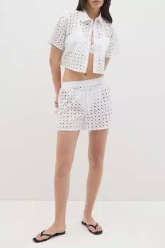 Пляжные шорты хлопковые ажурные OVS