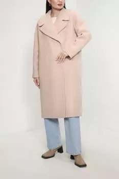 Плюшевое пальто с добавлением шерсти BELUCCI