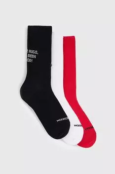 Подарочный набор из 3 пар хлопковых носков HUGO