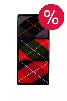 Подарочный набор из 3 пар хлопковых носков Tezido