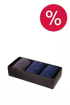 Подарочный набор из 3 пар хлопковых носков Tezido