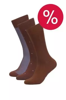 Подарочный набор из 3 пар хлопковых носков Tezido