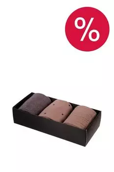 Подарочный набор из 3 пар хлопковых носков Tezido