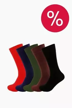 Подарочный набор из 5 пар классических носков Tezido