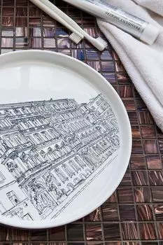 Поднос керамический декоративный ProPiter Moroshka