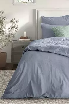 Пододеяльник хлопковый Melange Indigo Verossa