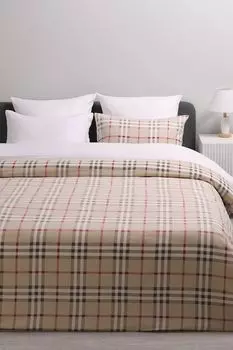 Пододеяльник хлопковый с принтом Burbflannel 21maison