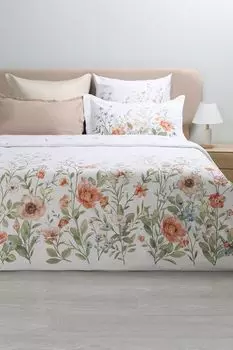 Пододеяльник хлопковый с принтом Sunny Garden 21maison