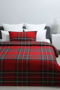 Пододеяльник хлопковый в клетку Tartan COINCASA