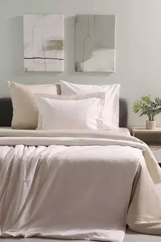 Пододеяльник из хлопка жаккард Delicate Stripes 21maison