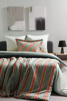 Пододеяльник из сатина Preppy Stripe Vandyck