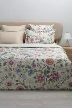 Пододеяльник из сатина с принтом Babylon Beige 21maison