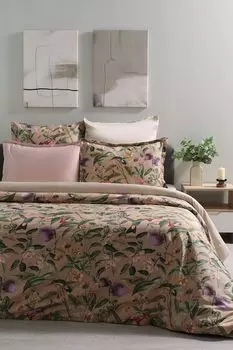 Пододеяльник из сатина с принтом Hidden bird 21maison