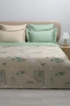 Пододеяльник из сатина с принтом Russian Seasons 21maison