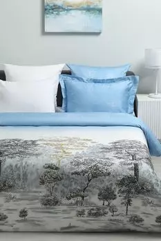 Пододеяльник из сатина с принтом Sherwood forest 21maison