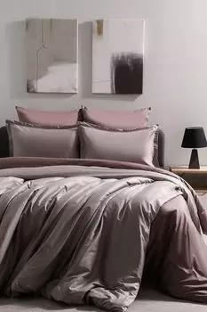 Пододеяльник из сатина Suite silvery haze 21maison