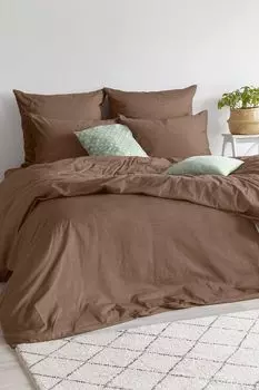 Пододеяльник на пуговицах из сатина Caramel Verossa