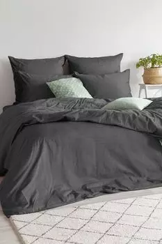 Пододеяльник на пуговицах из сатина Graphite Verossa