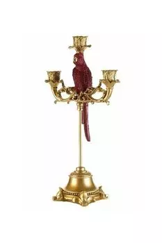 Подсвечник декоративный Попугай Dcor Karlsbach