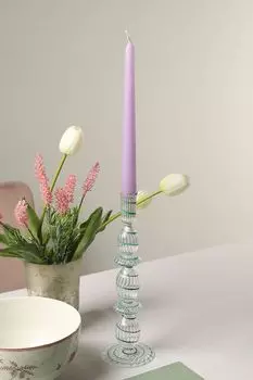 Подсвечник декоративный Swirl Light Blue Pip Studio