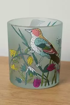 Подсвечник стеклянный с принтом EDG