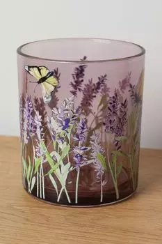 Подсвечник стеклянный с принтом EDG