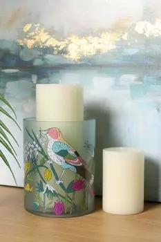 Подсвечник стеклянный с принтом EDG