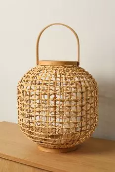 Подсвечник-фонарь плетеный EDG